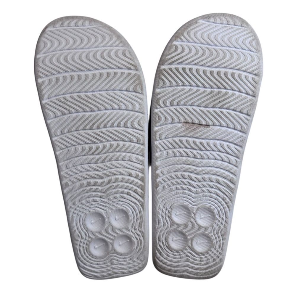 Nike Air Max Cirro Black White Slides Open Toe Laid Back Comfort Size 12 - Picture 4 of 7